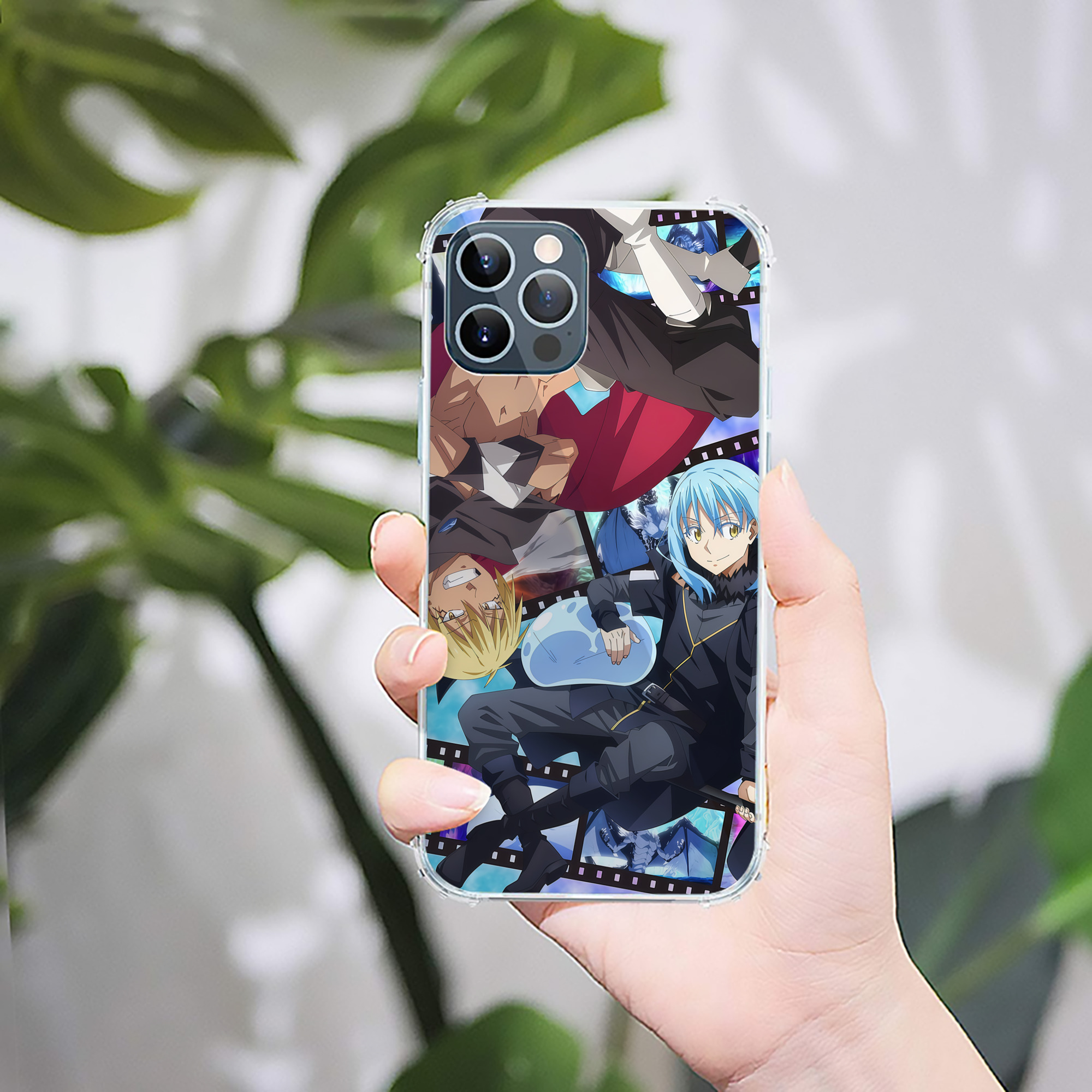 （画像用） 転スラ Regarding Reincarnated to Slime 【iPhone 12シリーズ対応】透明スマホケース（クリアソフトケース）